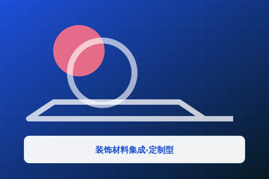 装饰材料集成·定制型应用示意图